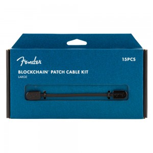 Fender® Blockchain Patch Cable Kit, Black, Large